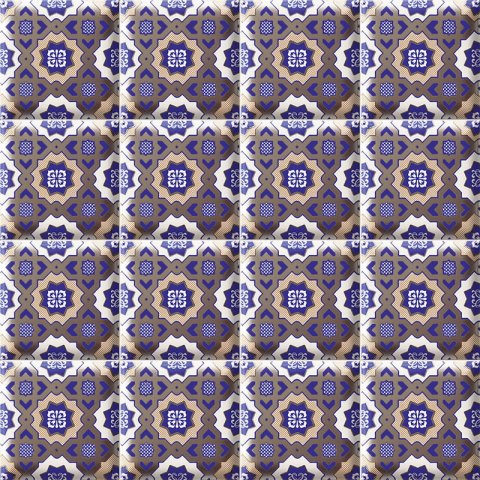 DECOR NILO BLU 15x15 - 0,50 M2/BOX