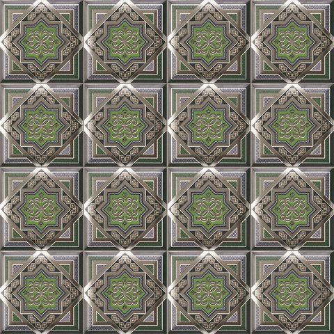 DECOR ZOCO GREEN 15x15 - 0,50 M2/BOX