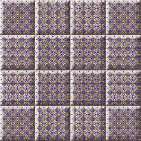 DECOR METAL BLU 15x15 - 0,50 M2/BOX