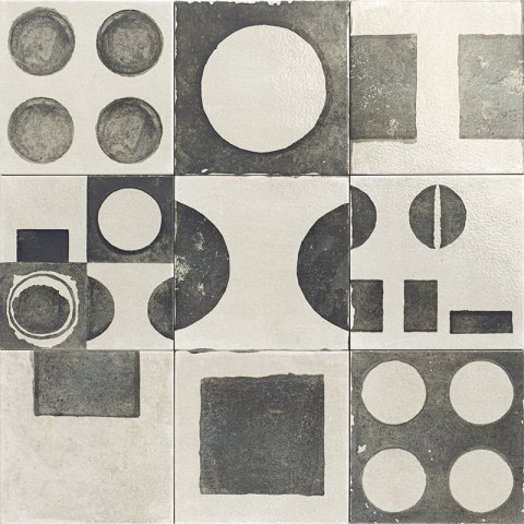 ABSTRACT BLACK 20x20 - 1 M2/BOX